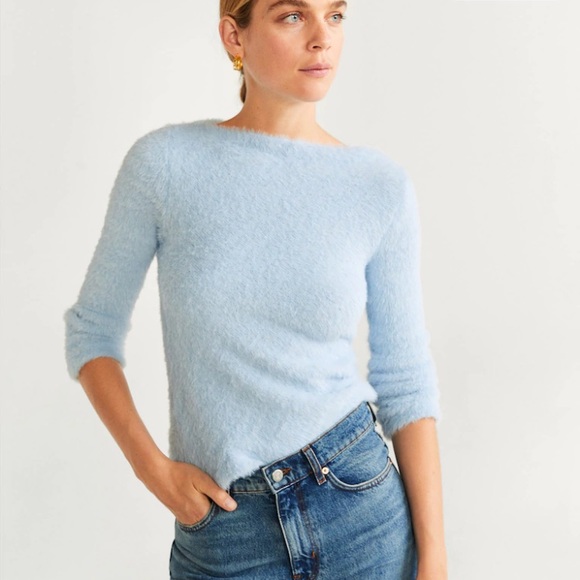 Mango Sweaters - MANGO light blue sweater
